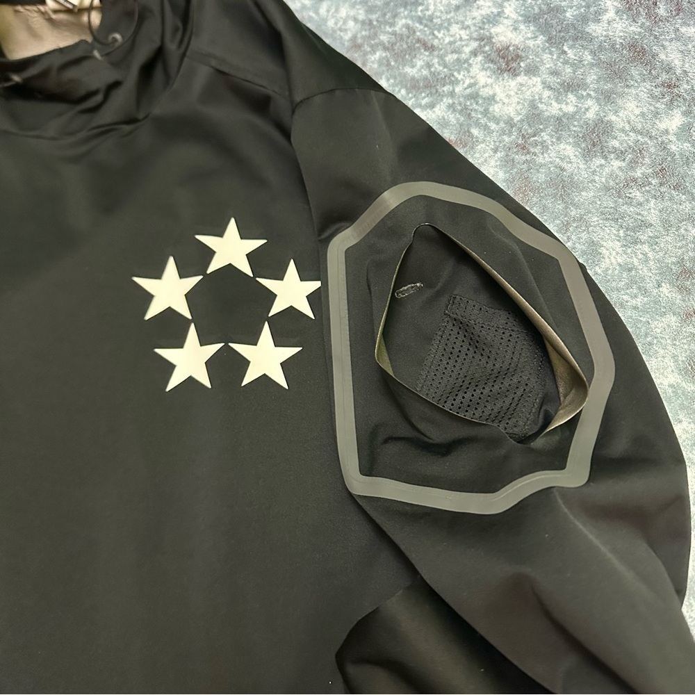 Nike 5 Star General Hooded Black Jacket with Mesh Lining L - Picture 10 of 10